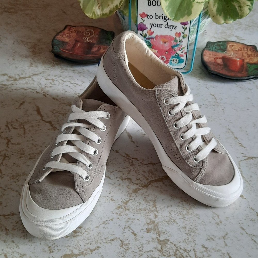 Keds Gray and White Women's Sneakers